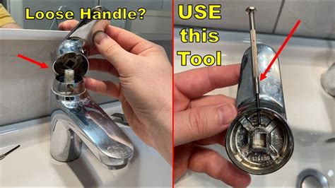 tightening moen faucet handle|DIY: Tightening a loose Moen kitchen faucet handle